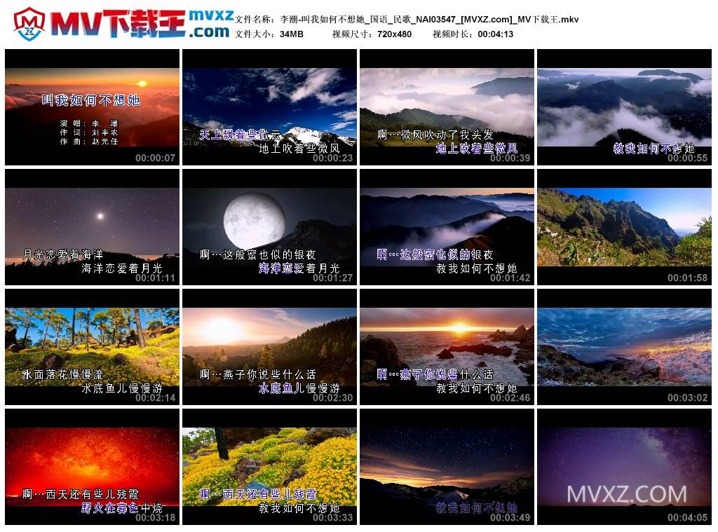 李潮-叫我如何不想她_国语_民歌_NAI03547